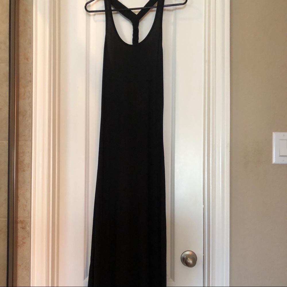 Banana republic Maxi black dress